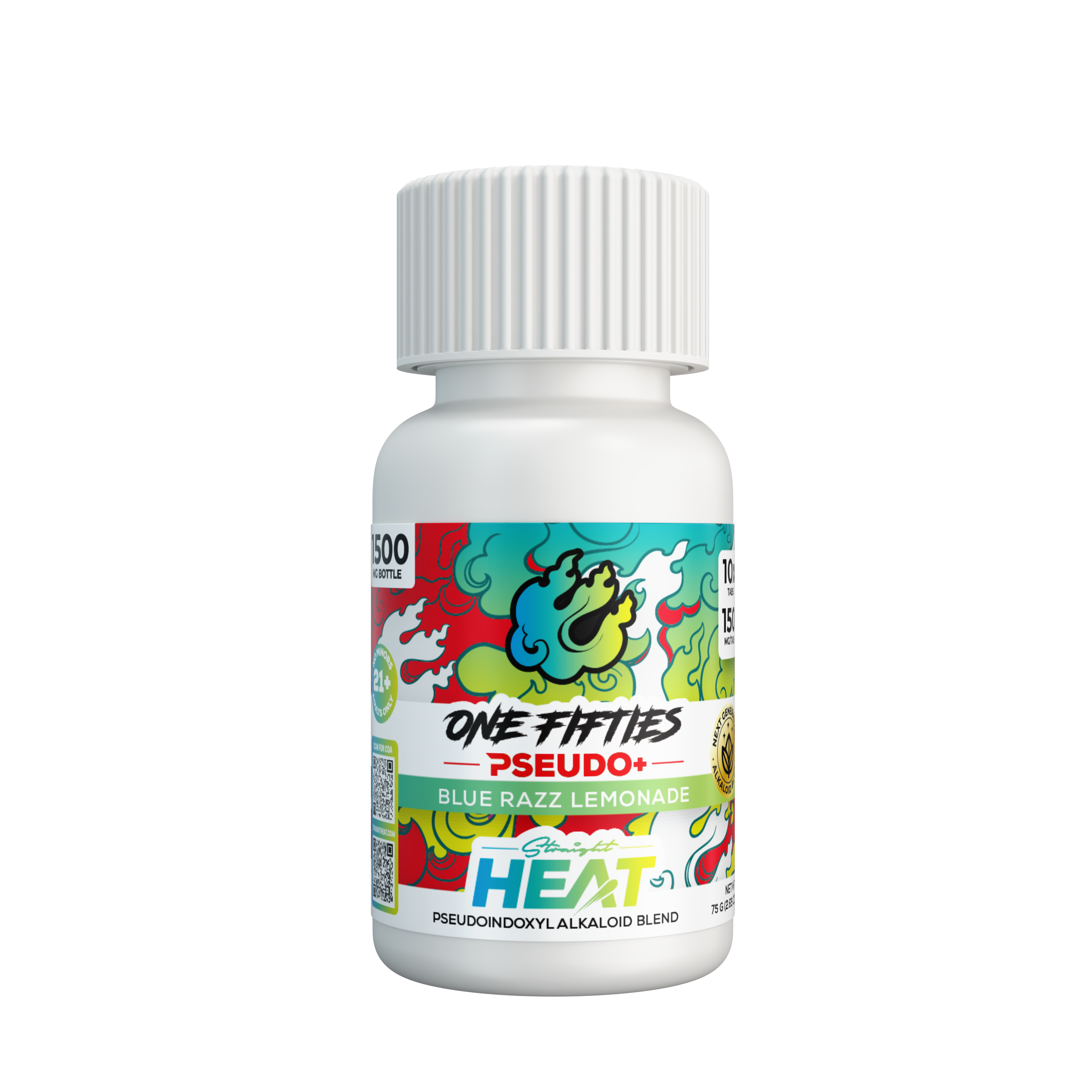 Straight Heat One-Fifties Pseudo Tablets (1500mg - 10 Count)