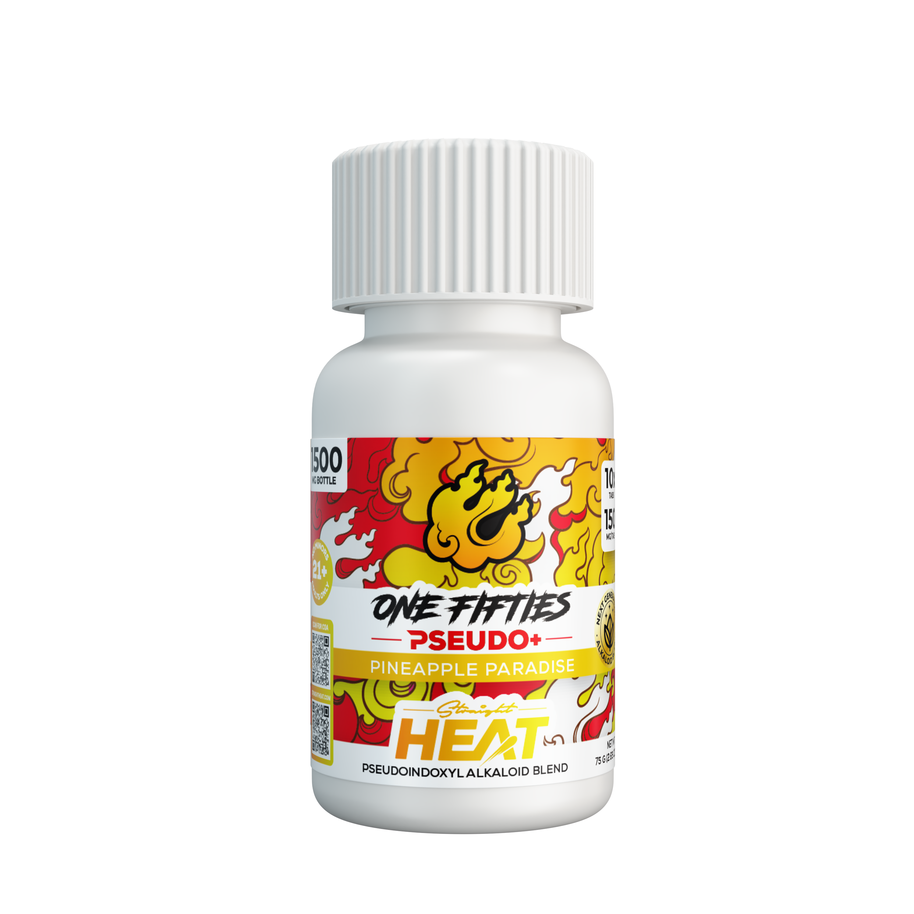 Straight Heat One-Fifties Pseudo Tablets (1500mg - 10 Count)