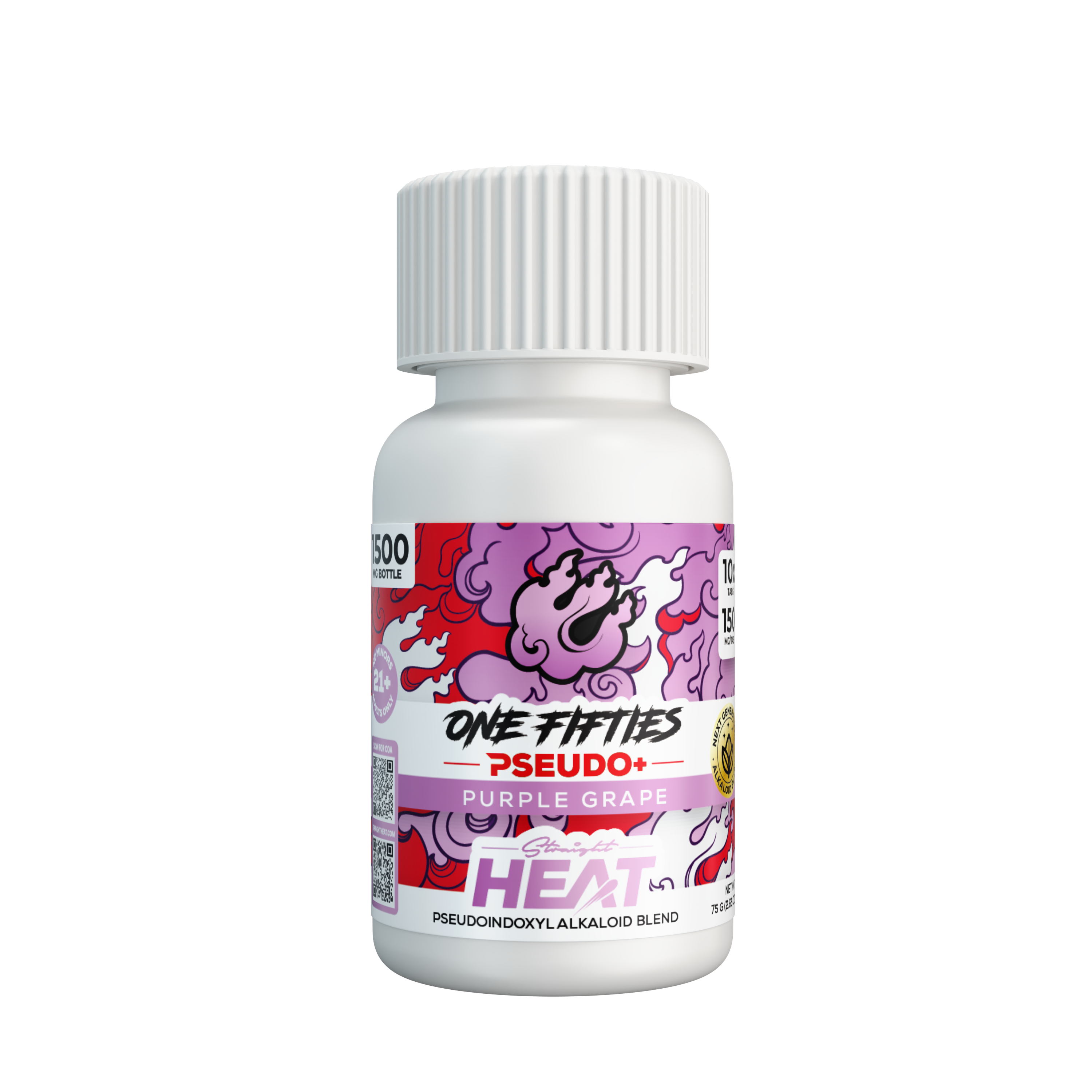 Straight Heat One-Fifties Pseudo Tablets (1500mg - 10 Count)