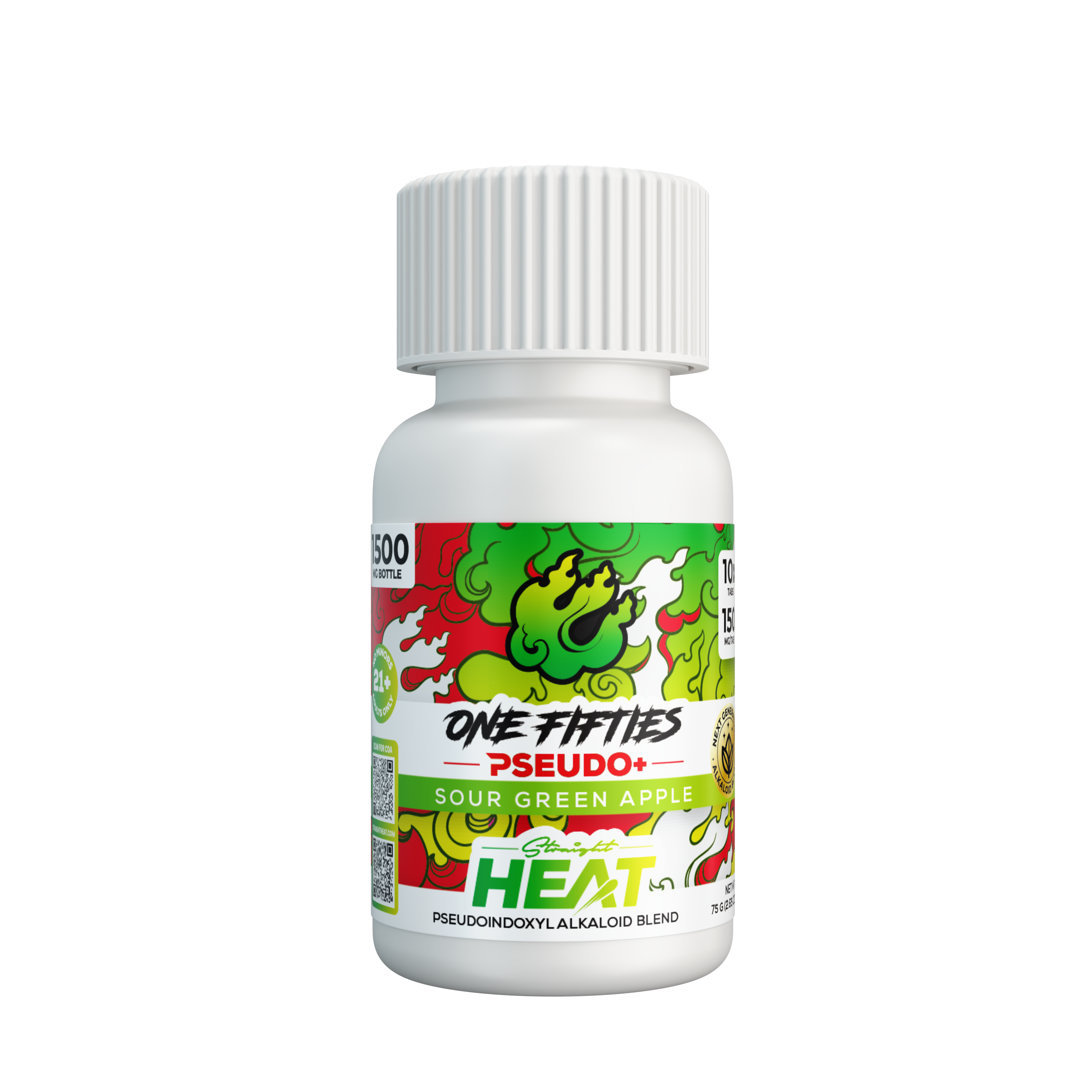 Straight Heat One-Fifties Pseudo Tablets (1500mg - 10 Count)