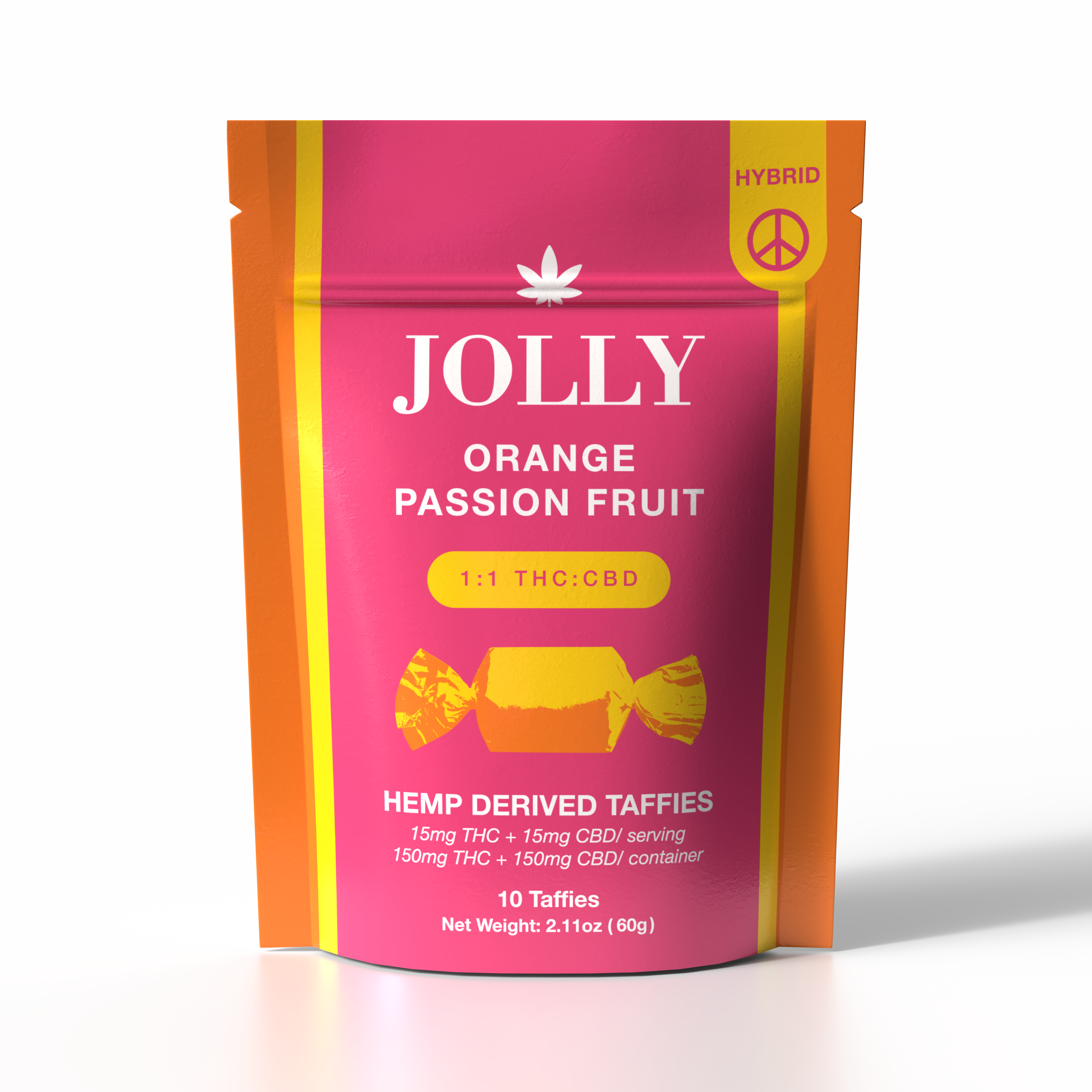 Jolly THC + CBD Taffies (10 Count)