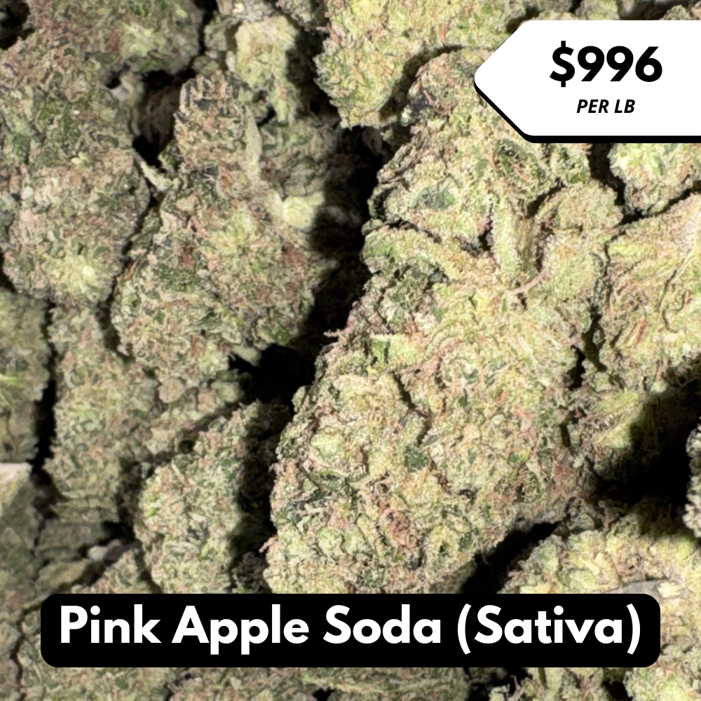 Natural THC-A Flower (Sativa ~ Pink Apple Soda)