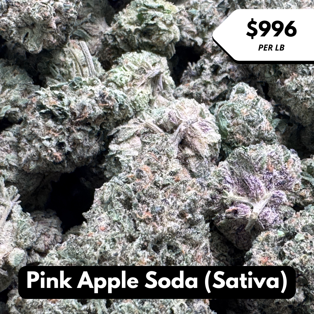 Natural THC-A Flower (Sativa ~ Pink Apple Soda)