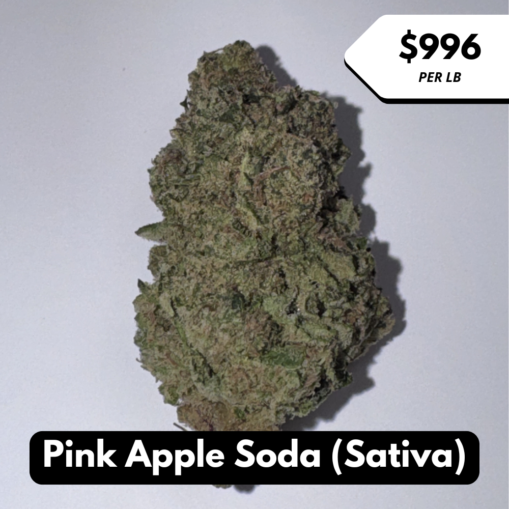 Natural THC-A Flower (Sativa ~ Pink Apple Soda)