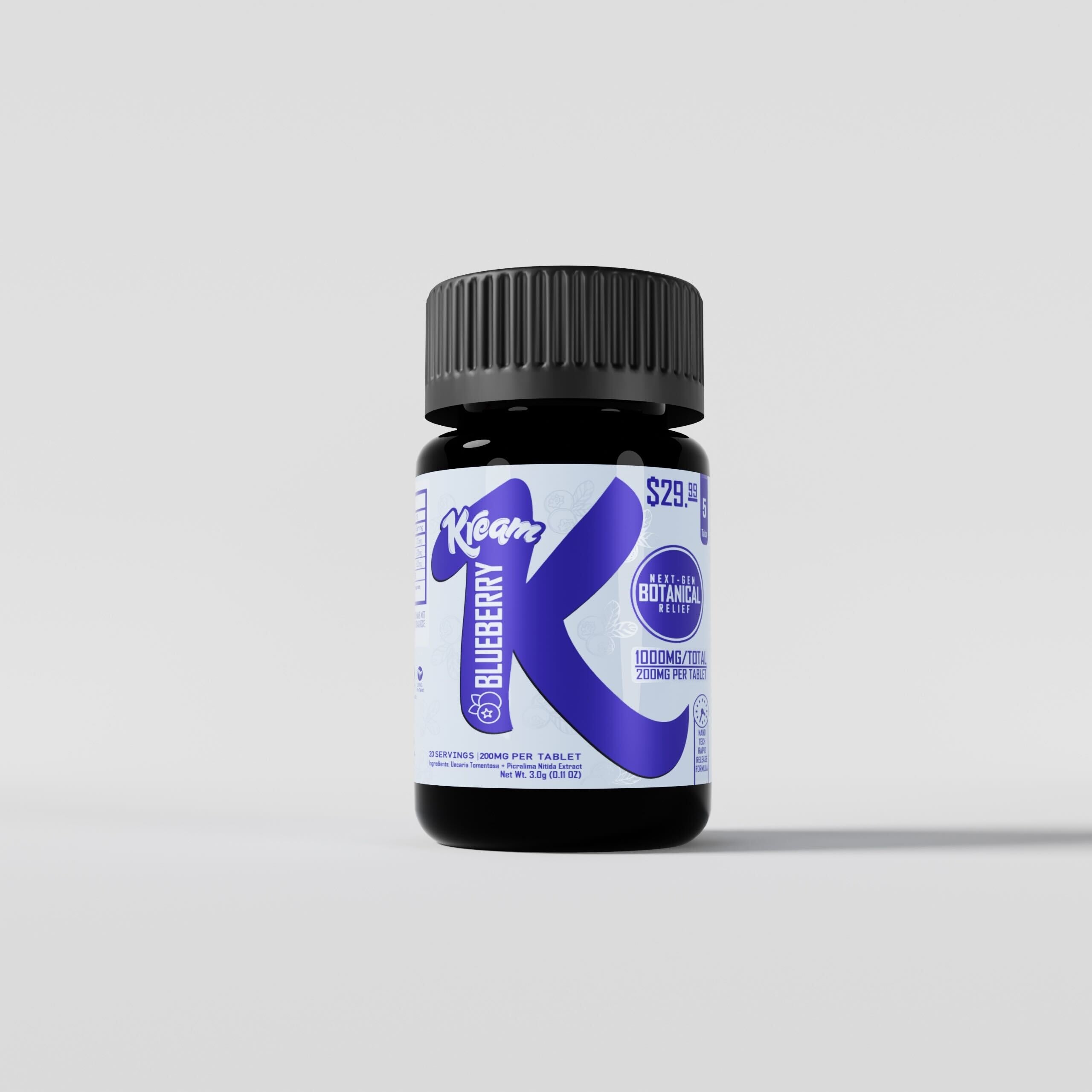 Kream Botanical Tablets (1000mg - 5 Count)