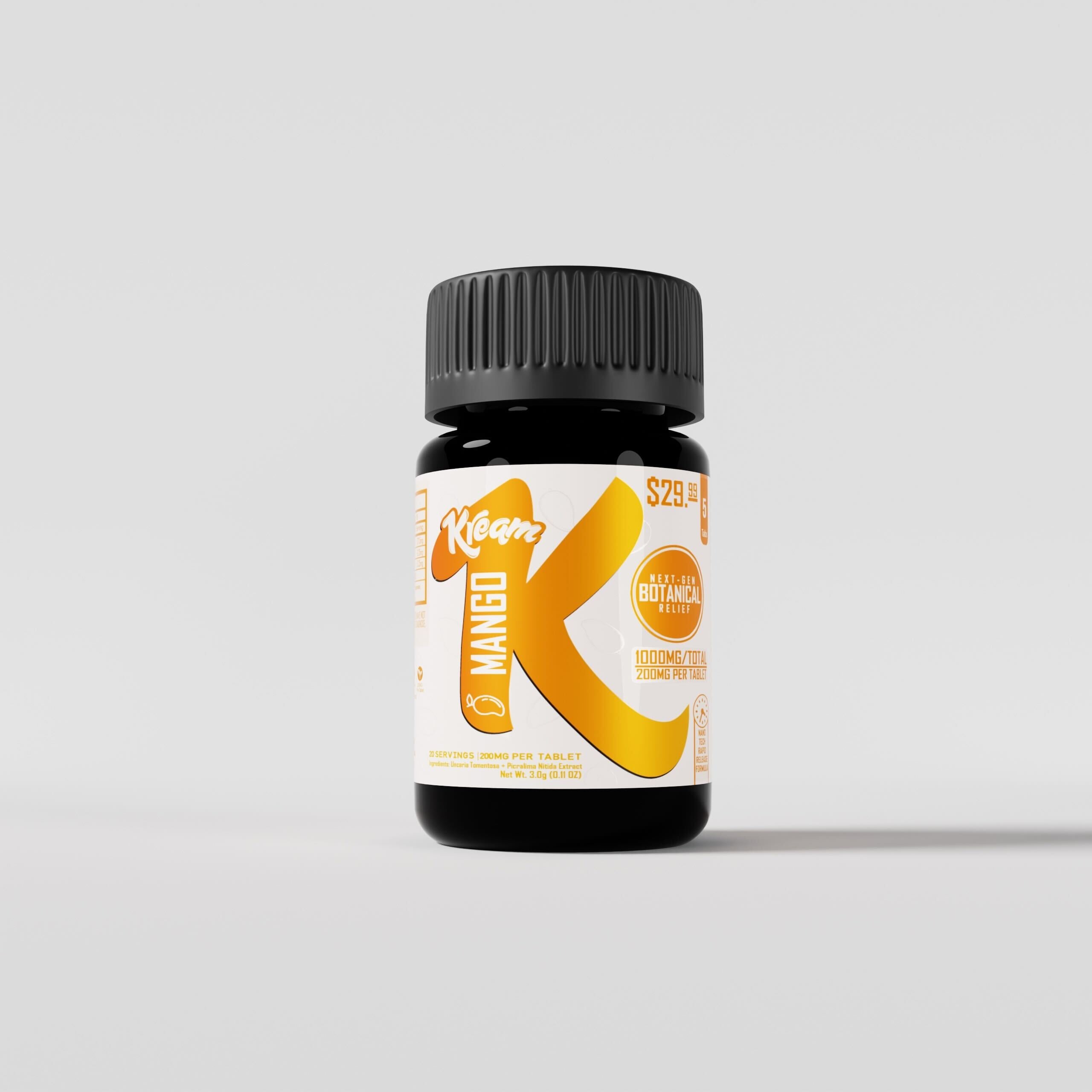 Kream Botanical Tablets (1000mg - 5 Count)