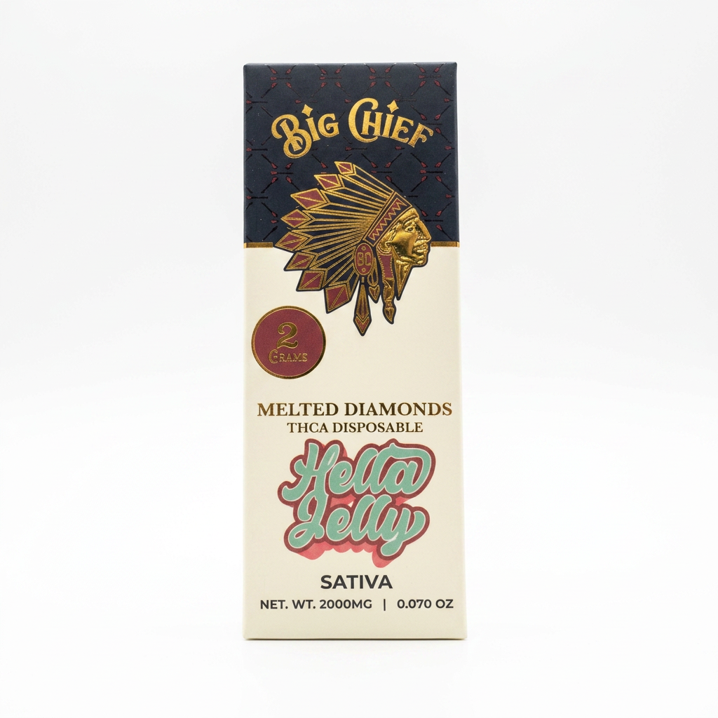 Big Chief THC-A Melted Diamonds Disposable (2000mg)