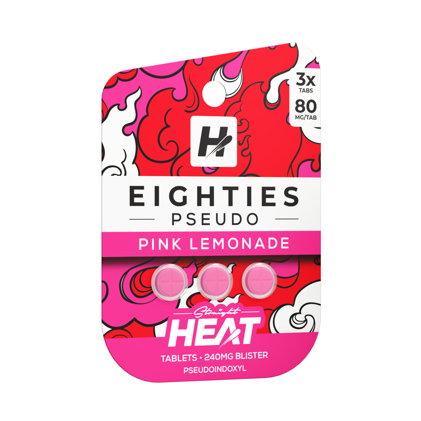Straight Heat Eighties Pseudo Tablets (240mg - 3 Count)