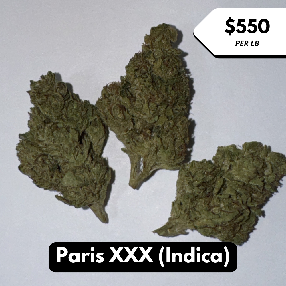 Natural THC-A Flower (Indica ~ Paris XXX)