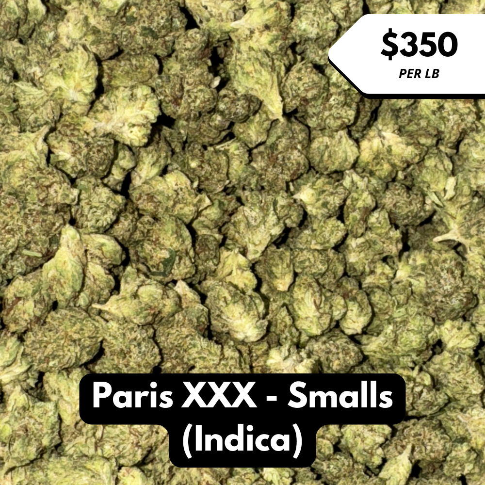 Natural THC-A Flower (Indica ~ Paris XXX - Smalls)