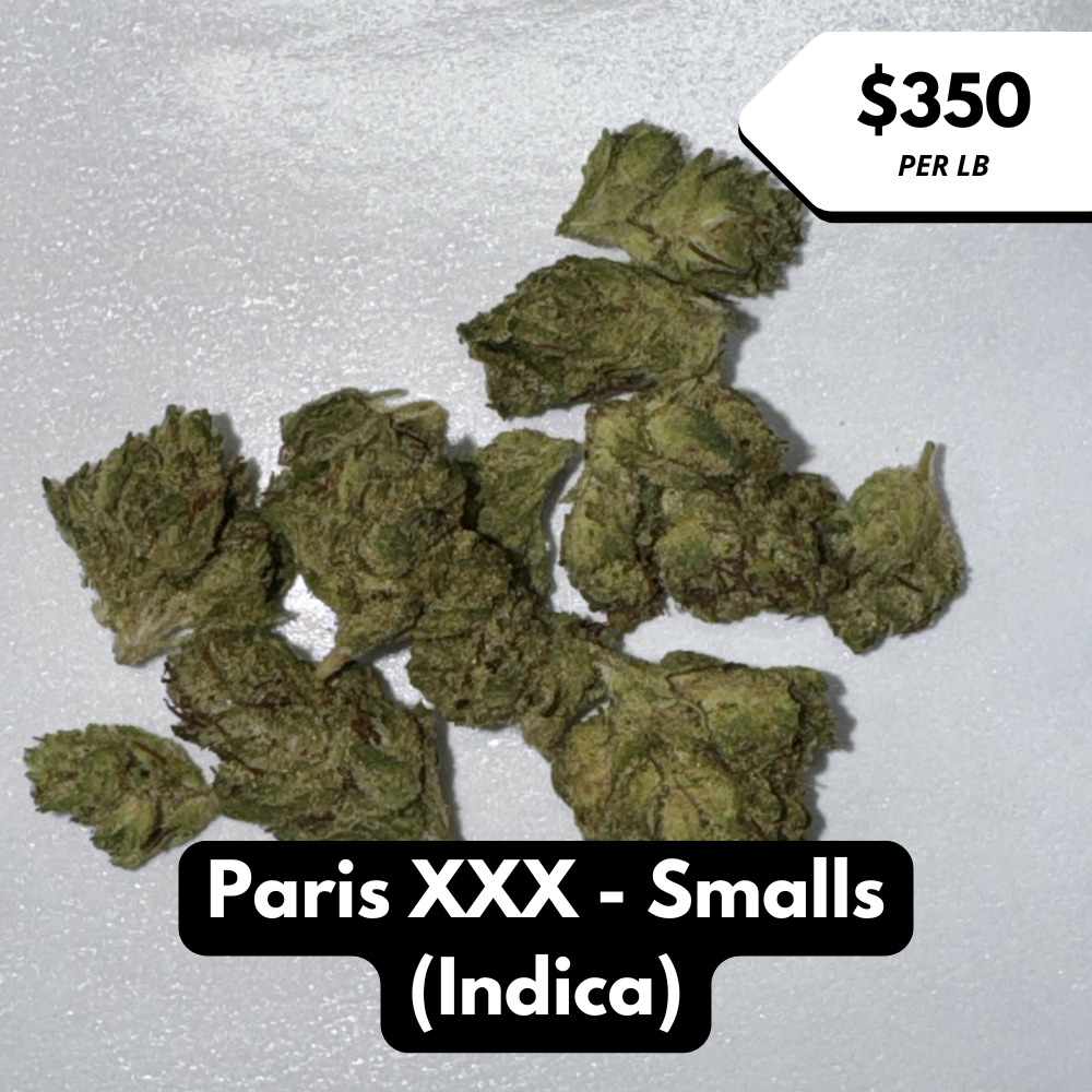 Natural THC-A Flower (Indica ~ Paris XXX - Smalls)