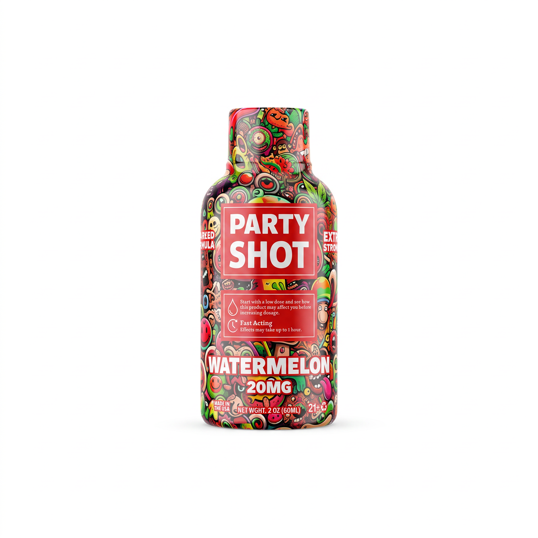 Party Shot Mushroom Shot (20mg) - Watermelon