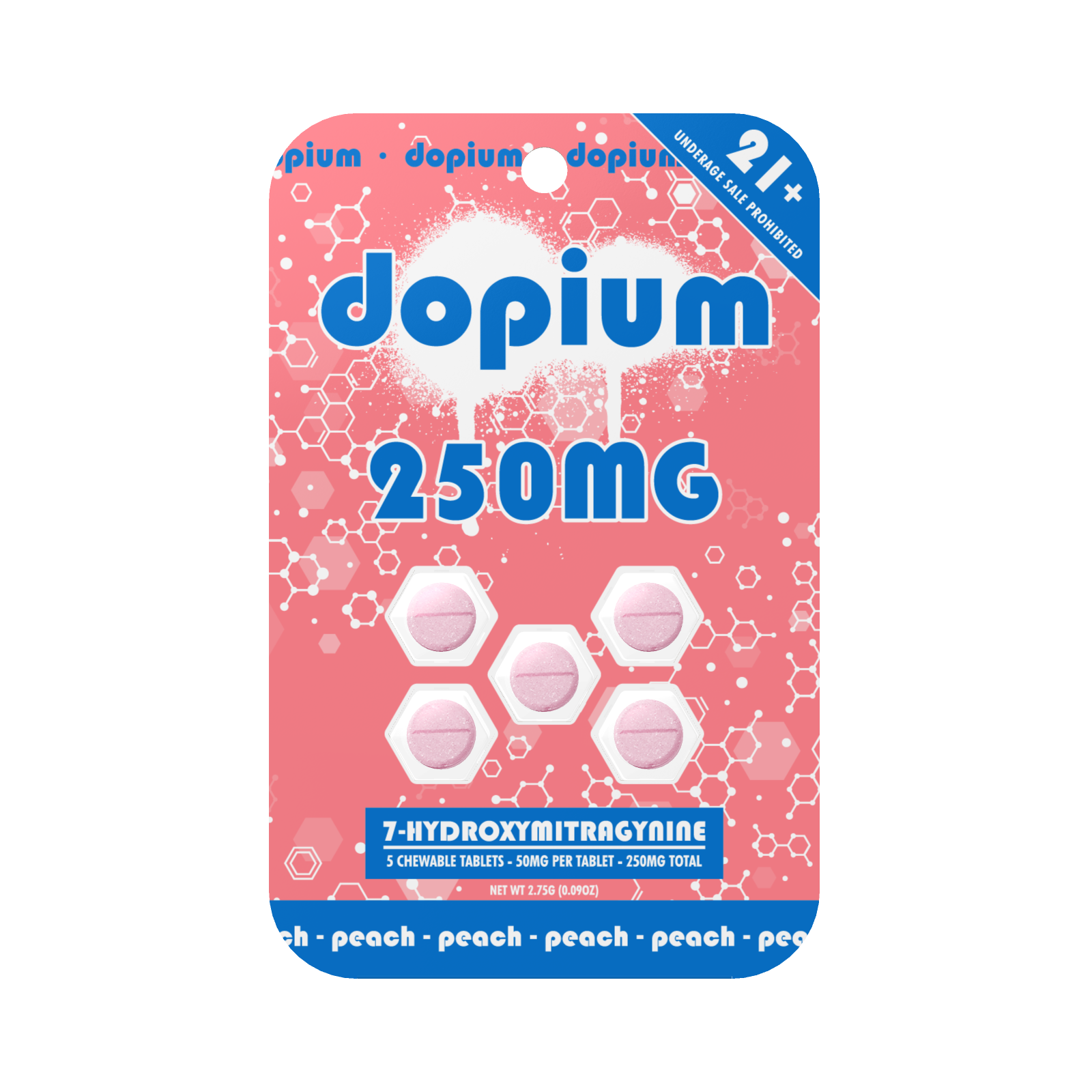 Dopium 7-OH Tablets (250mg - 5 Count)