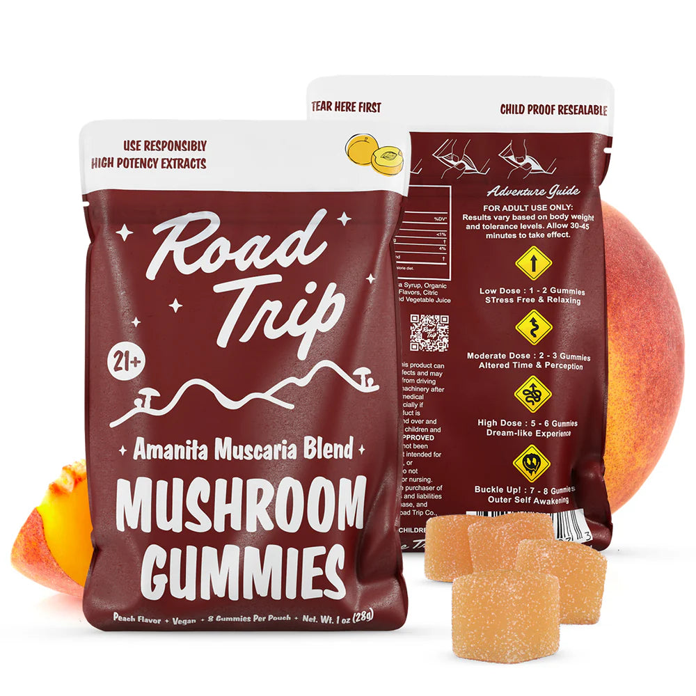 Road Trip Amanita Muscaria Mushroom Gummies (8 Count)