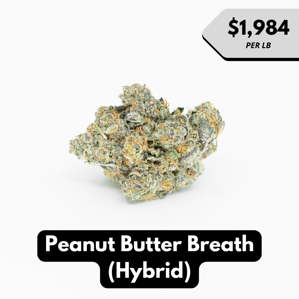 Natural THC-A Flower (Hybrid ~ Peanut Butter Breath)