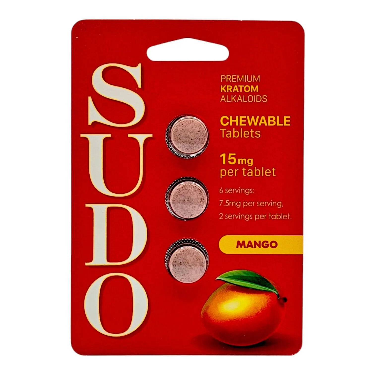 SUDO Premium Chewable Kratom Alkaloid Tablets