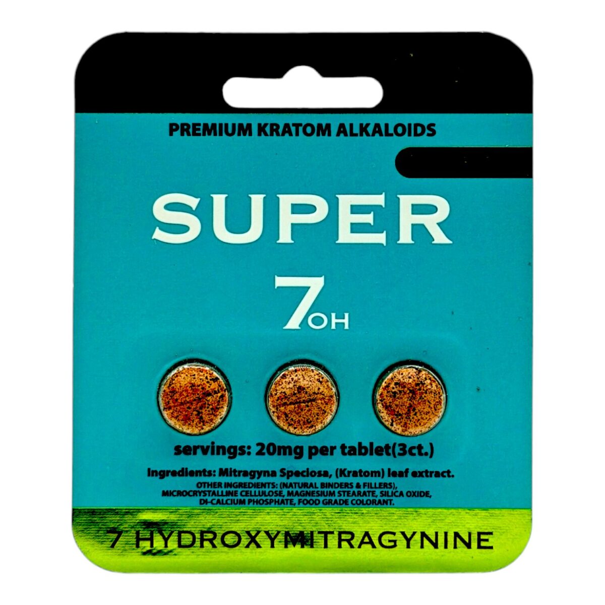 Super 7OH 7-OH Tablets (60mg - 3 Count)