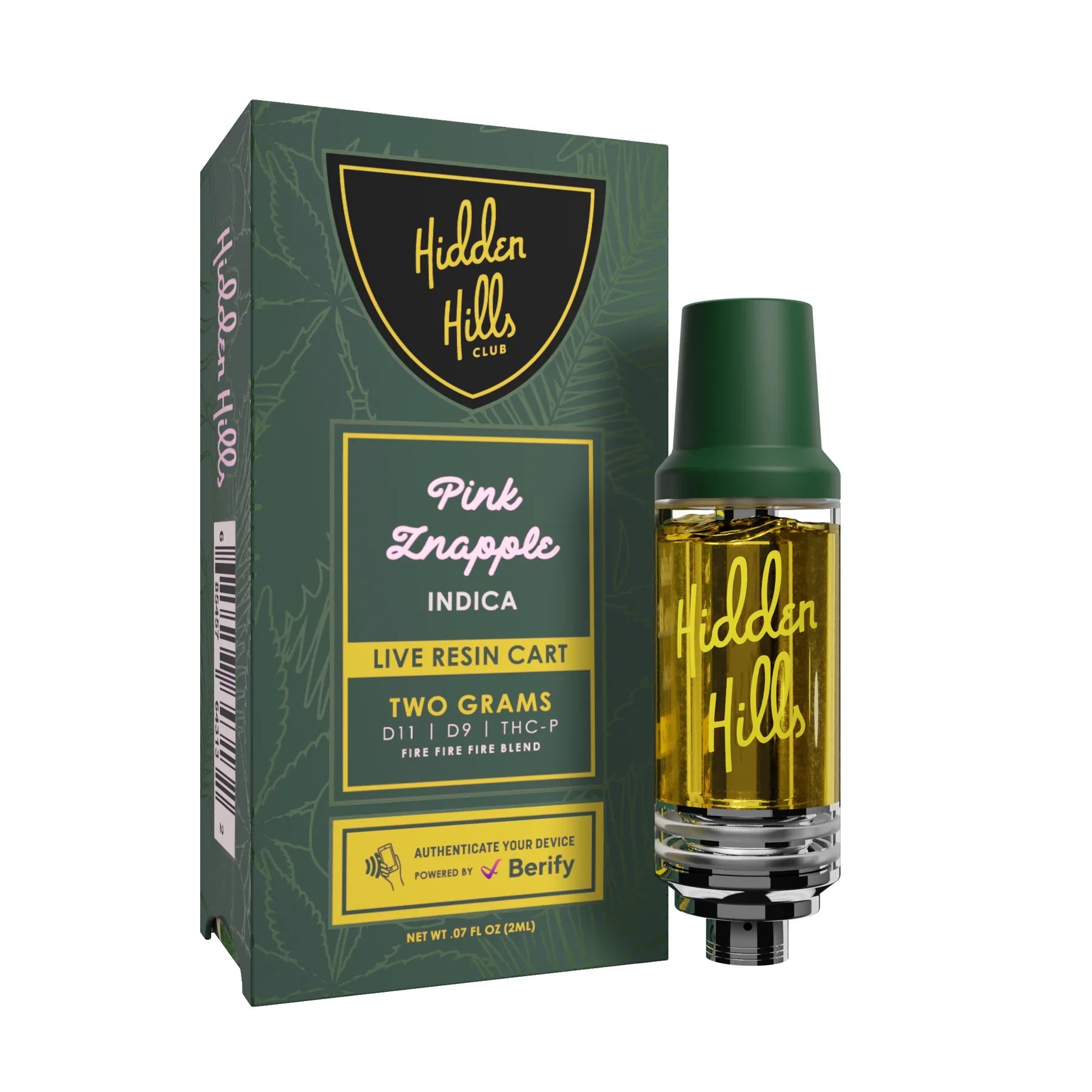 Hidden Hills Live Resin Cartridge (2000mg)