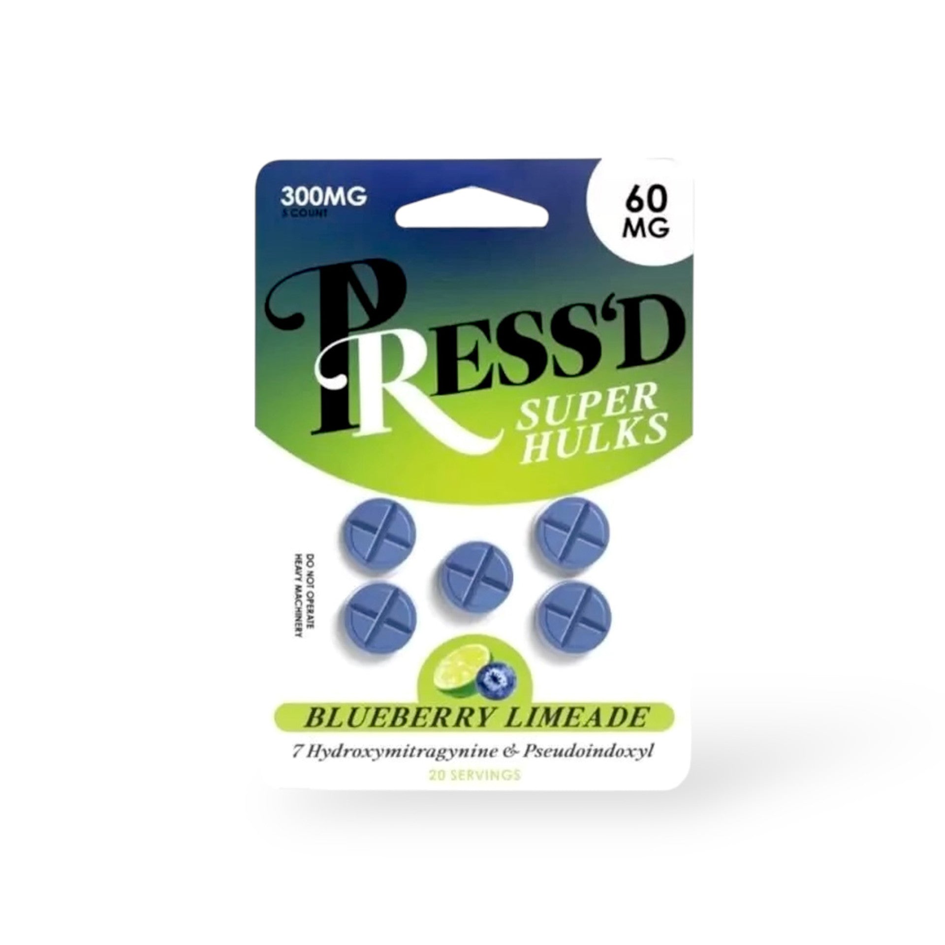 Press'd Super Hulks 7-OH & Pseudo Tablets