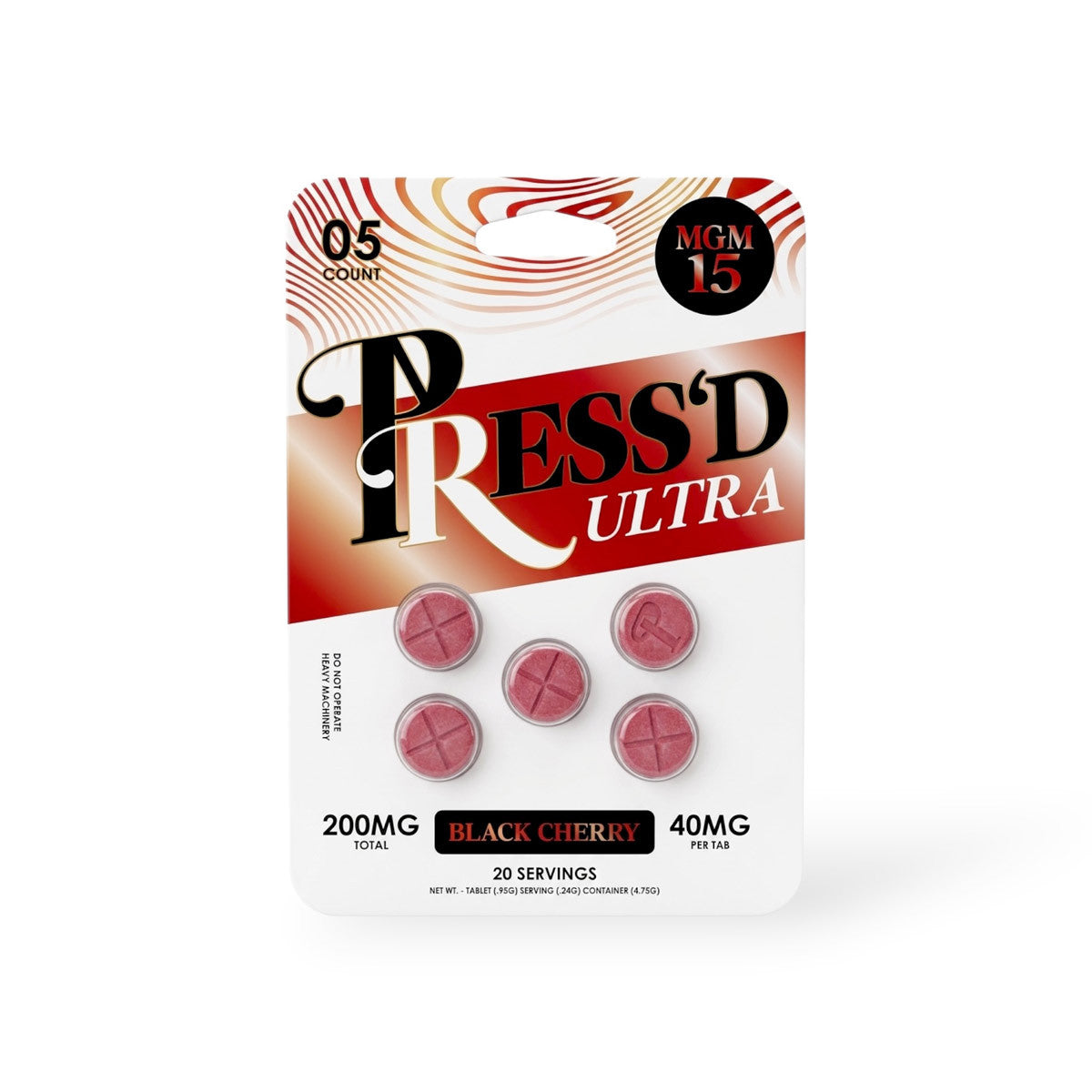 Press'd Ultra MGM Tablets (200mg - 5 Count)