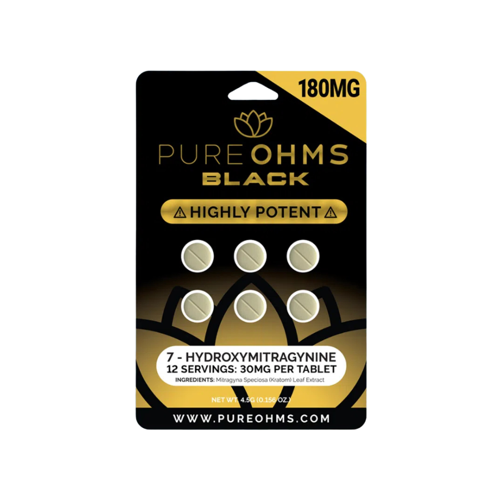 PureOhms Black 7-OH Tablets