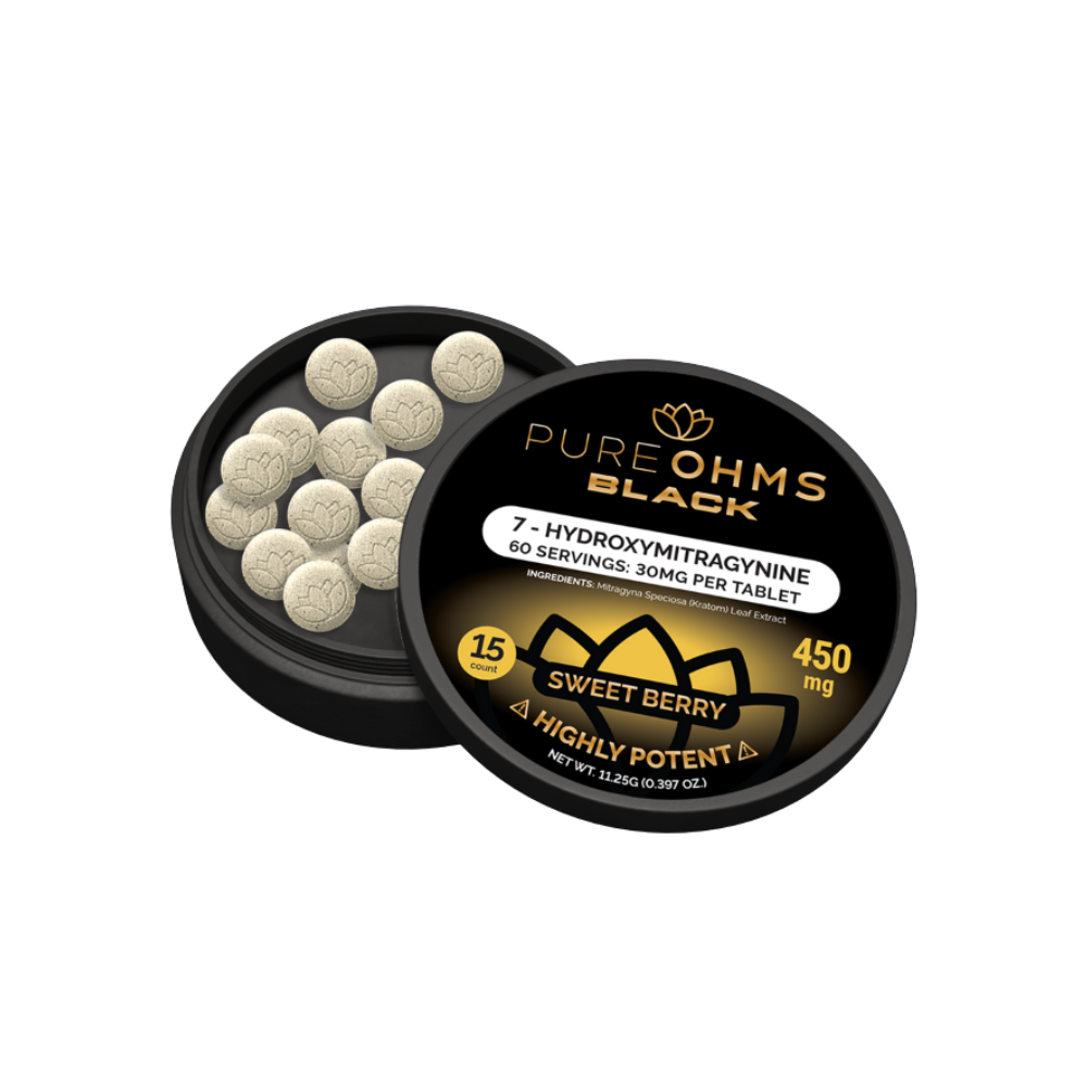 PureOhms Black 7-OH Tablets