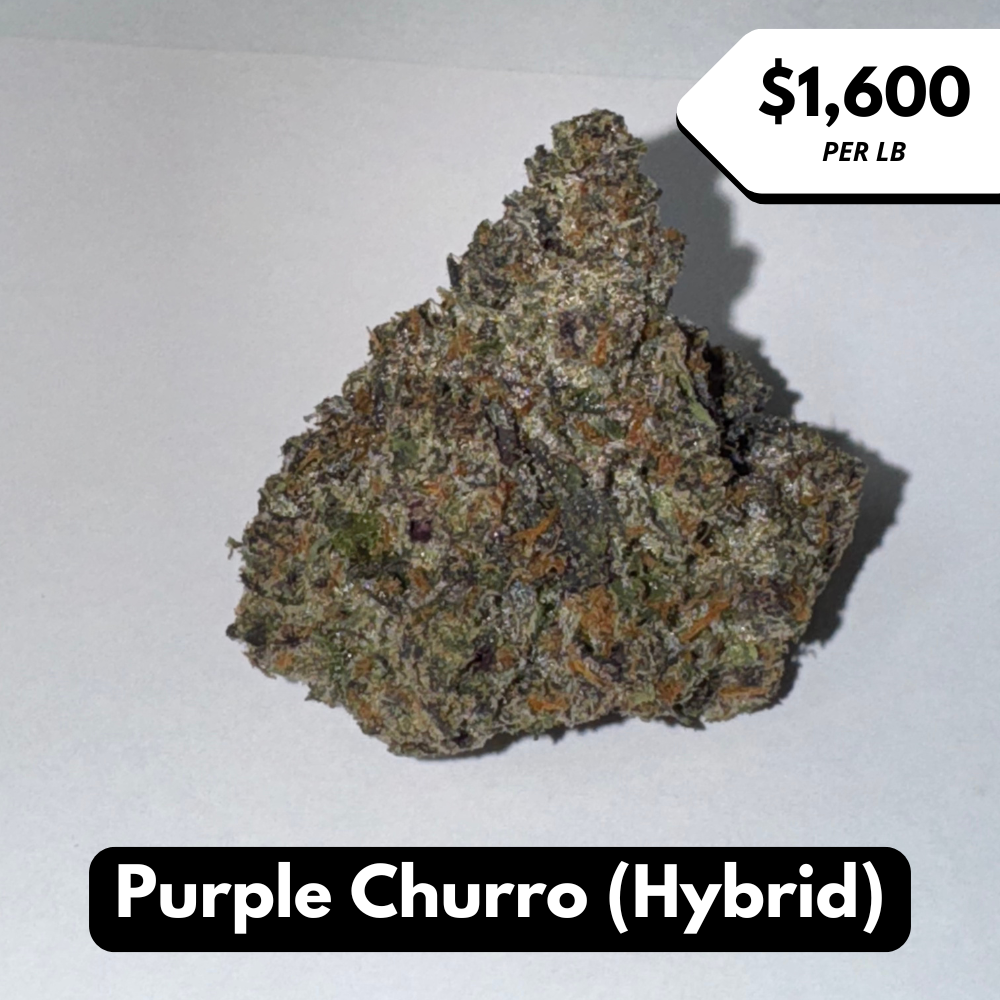 Natural THC-A Flower (Hybrid ~ Purple Churro)