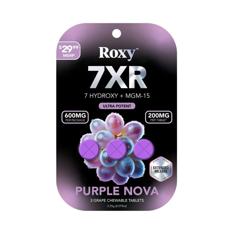 Roxy 7XR 7-OH + MGM Tablets (600mg - 3 Count)