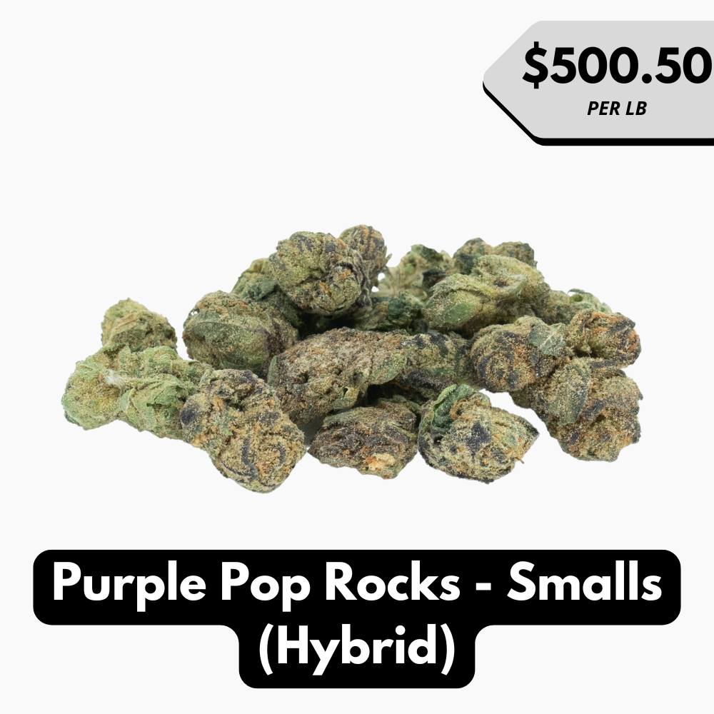 Natural THC-A Flower (Hybrid ~ Purple Pop Rocks ~ Smalls)