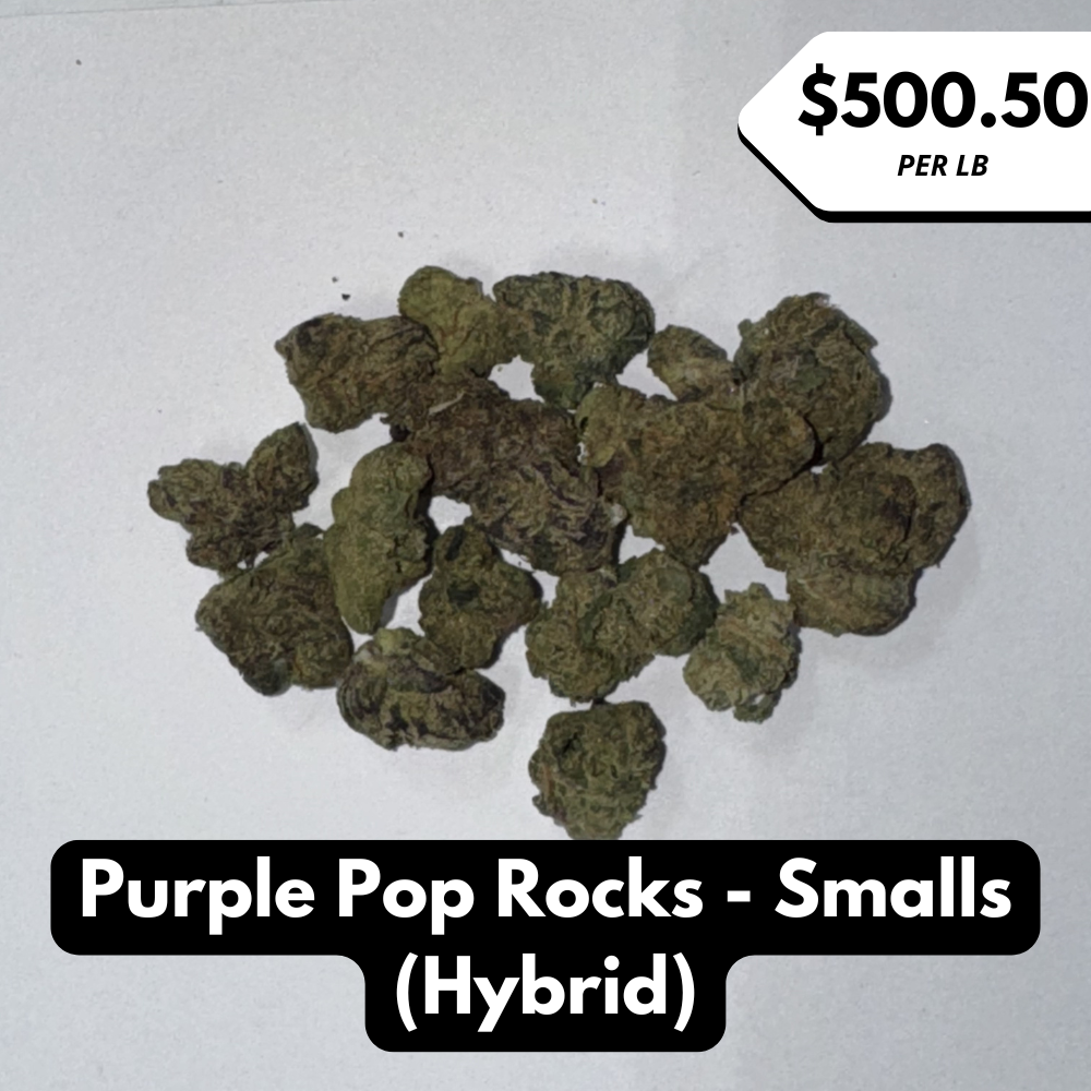 Natural THC-A Flower (Hybrid ~ Purple Pop Rocks ~ Smalls)