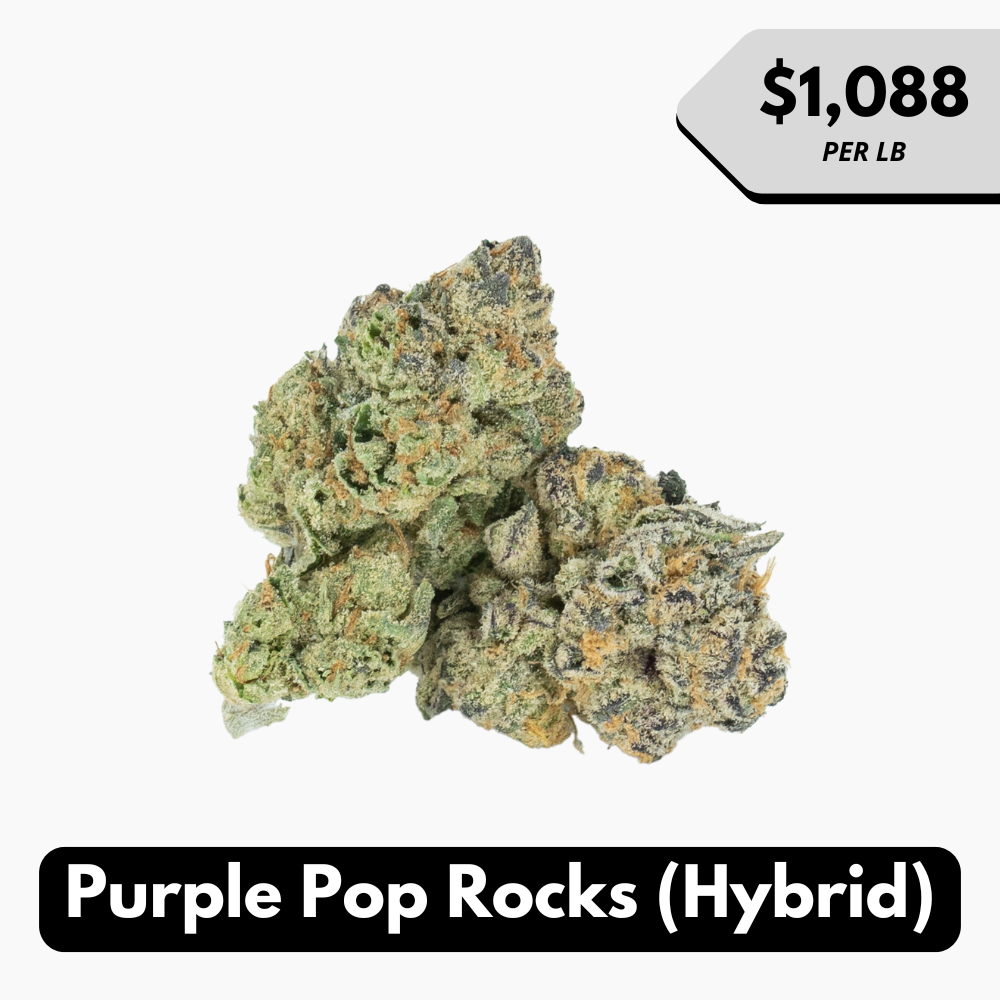 Natural THC-A Flower (Hybrid ~ Purple Pop Rocks)