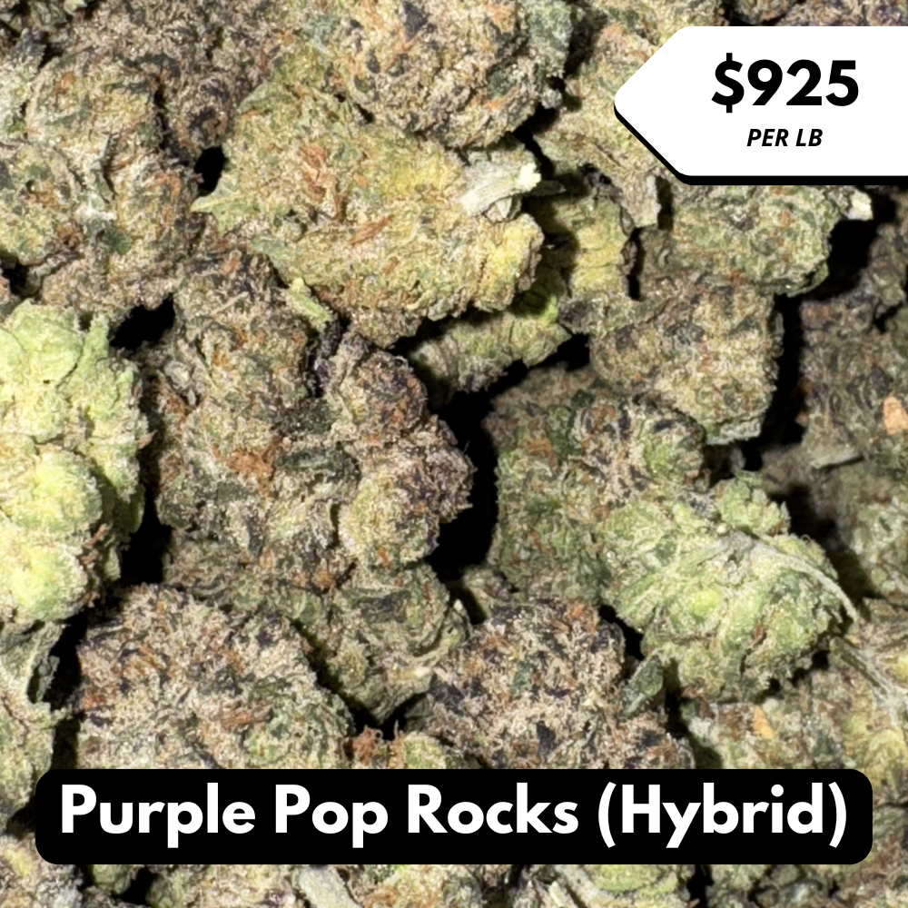 Natural THC-A Flower (Hybrid ~ Purple Pop Rocks)