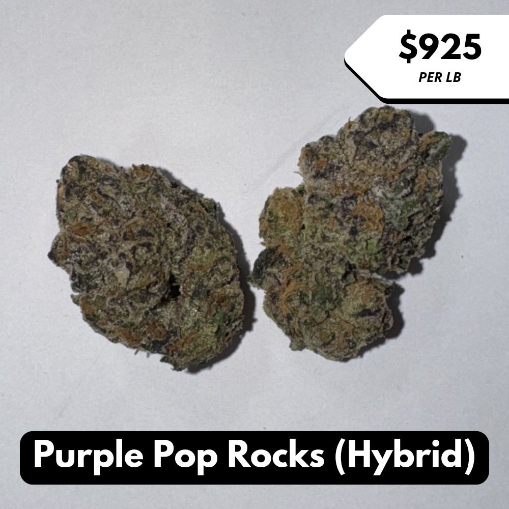 Natural THC-A Flower (Hybrid ~ Purple Pop Rocks)