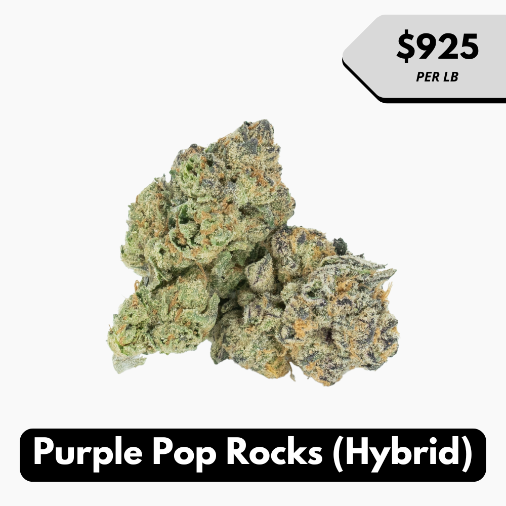 Natural THC-A Flower (Hybrid ~ Purple Pop Rocks)