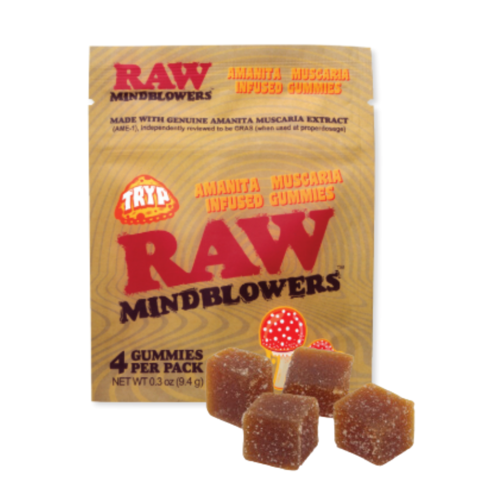 RAW Mindblowers Amanita Muscaria Infused Gummies