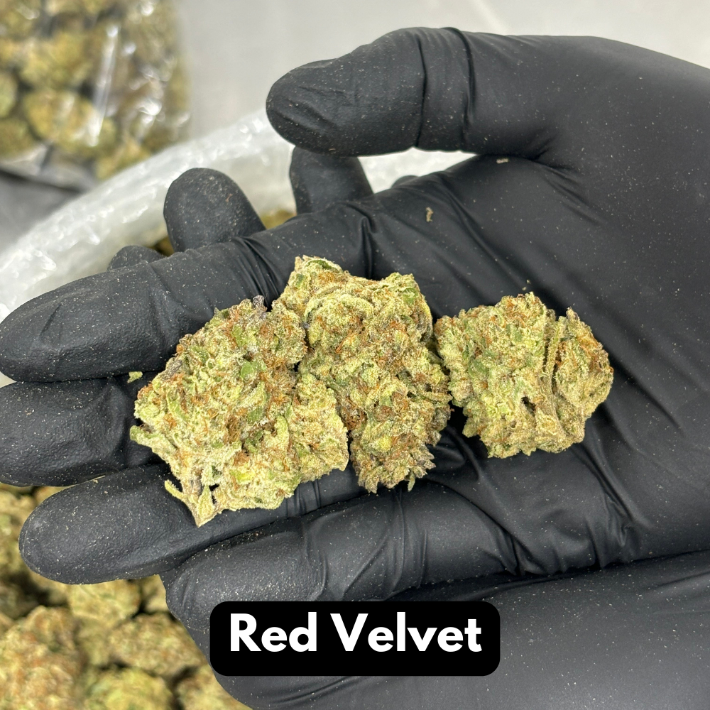 Bulk Natural THC-A Flower (Red Velvet)