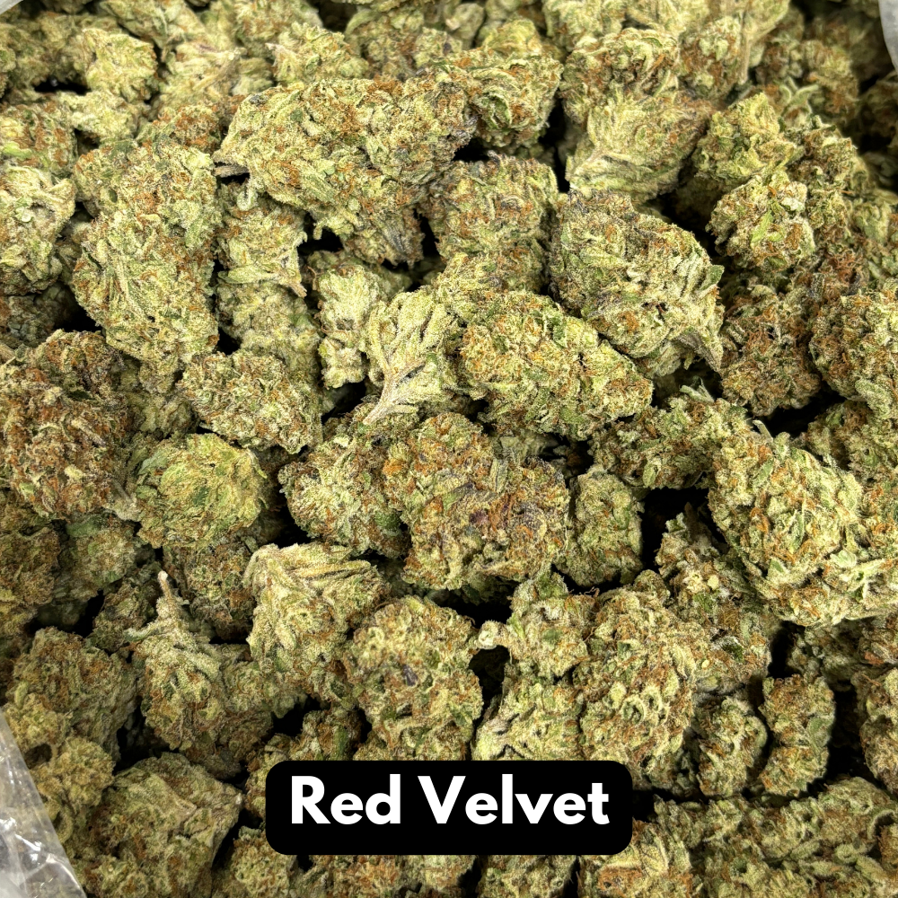 Bulk Natural THC-A Flower (Red Velvet)