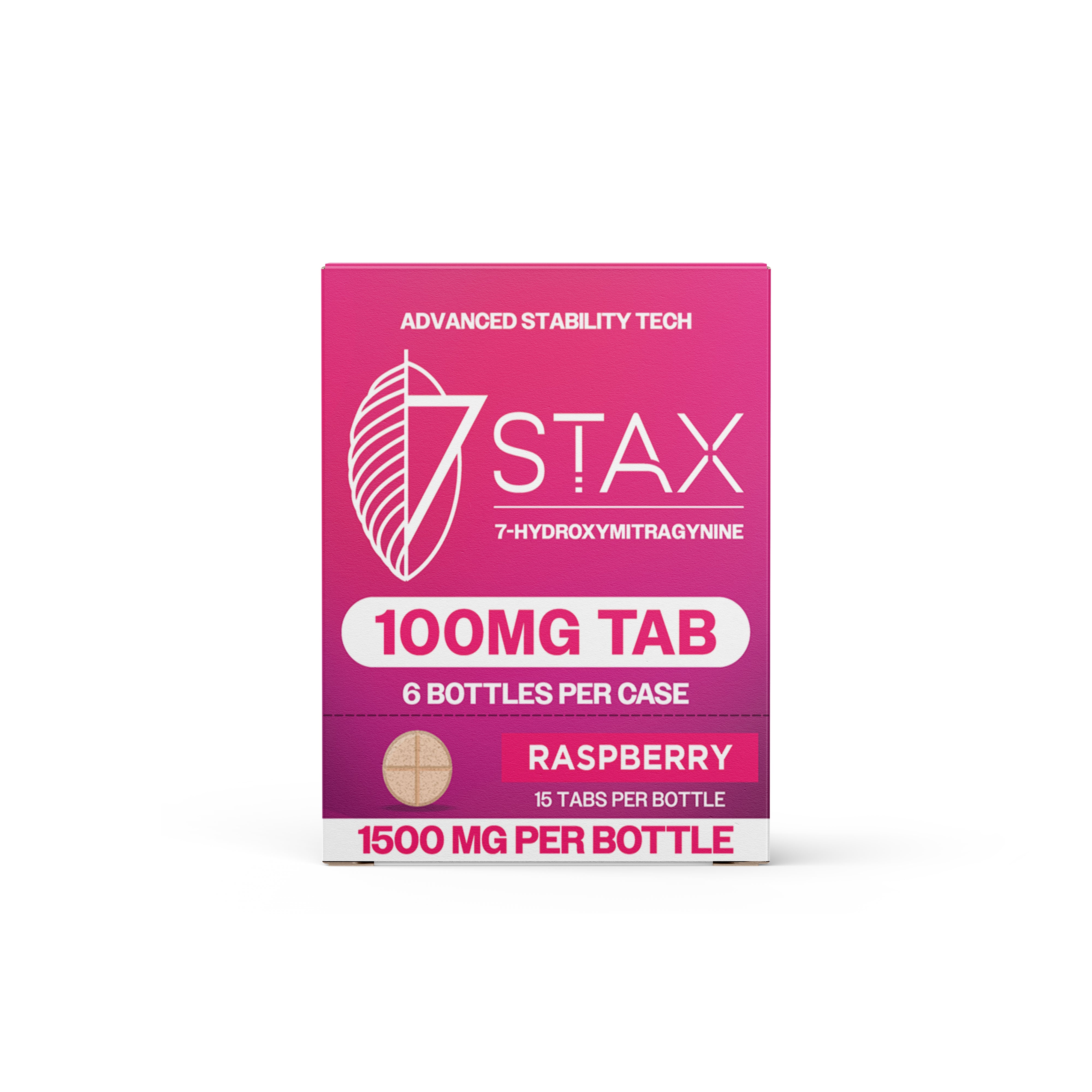 7Stax Premium 7-OH Kratom Alkaloid Tablets (1500mg - 15 Count)