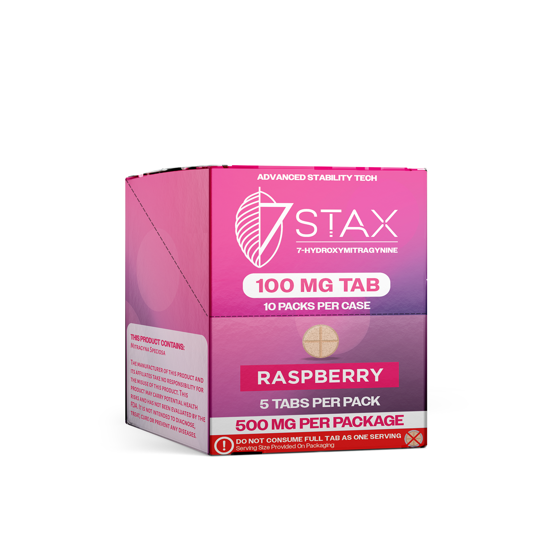 7Stax Premium 7-OH Kratom Alkaloid Tablets (500mg - 5 Count)