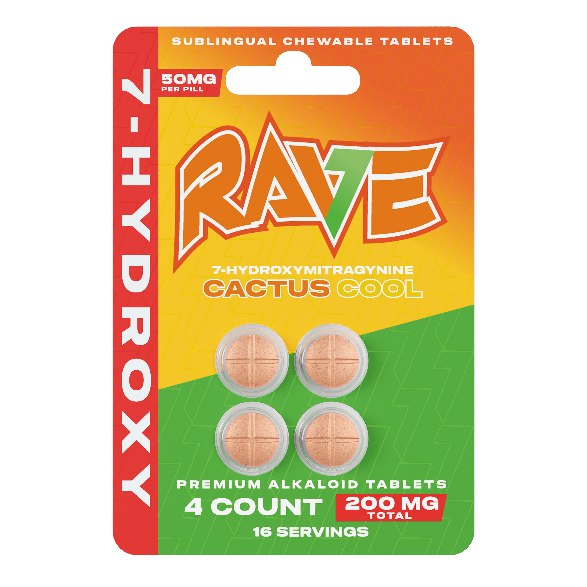 RAVE 7-OH Tablets (200mg - 4 Count)