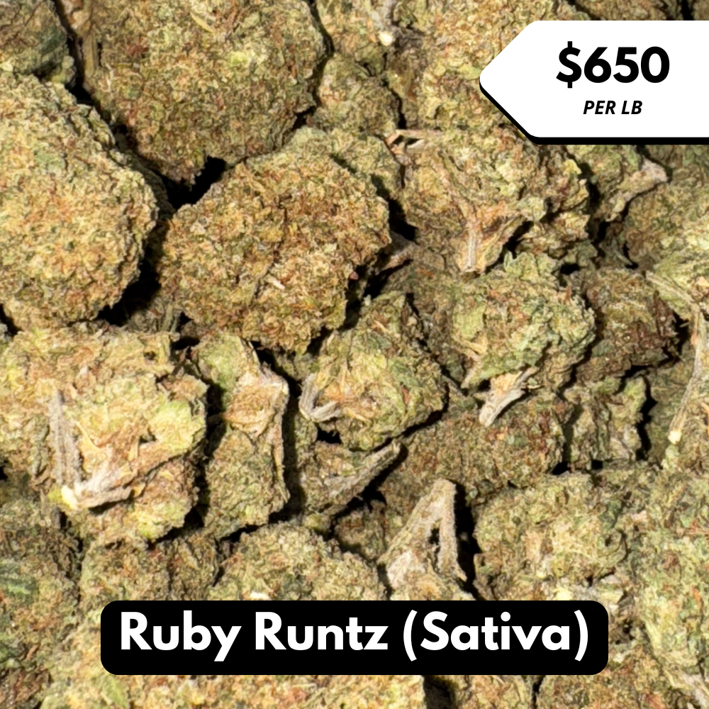 Natural THC-A Flower (Sativa ~ Ruby Runtz)