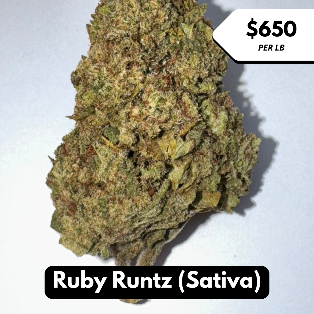 Natural THC-A Flower (Sativa ~ Ruby Runtz)