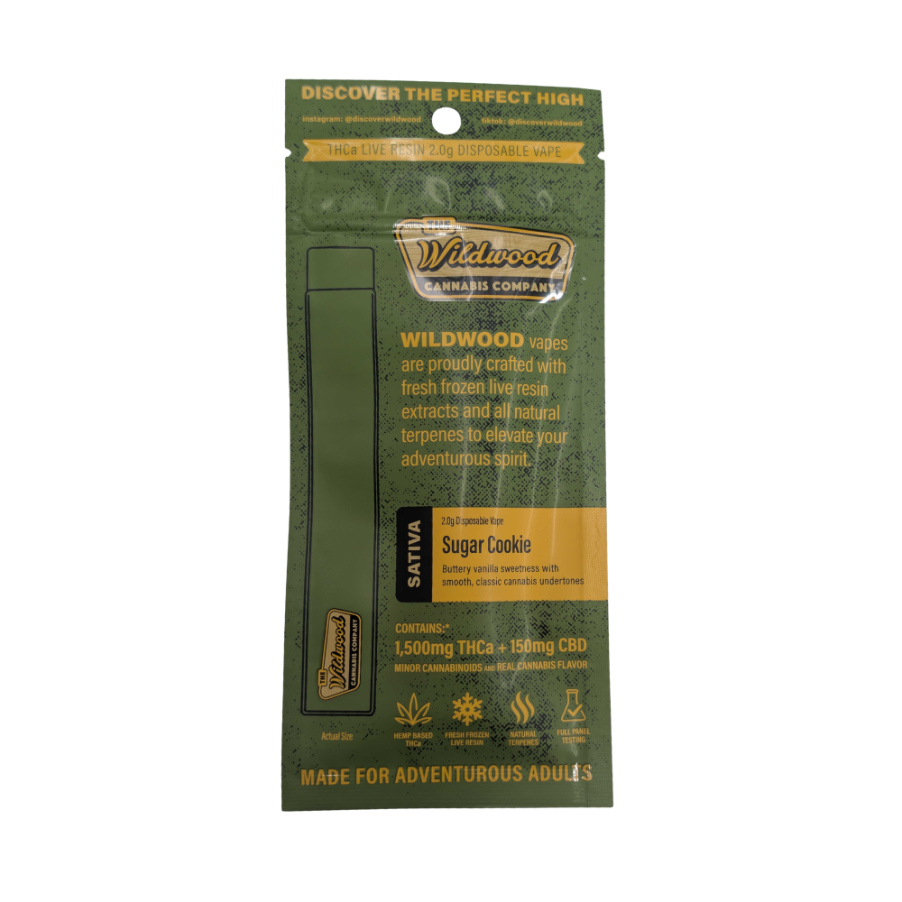 Wildwood THC-A + CBD Disposable (2000mg)