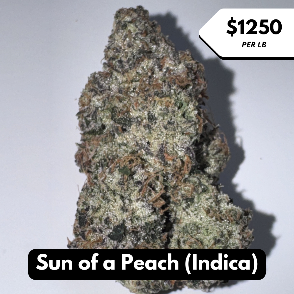 Natural THC-A Flower (Indica ~ Sun of a Peach)