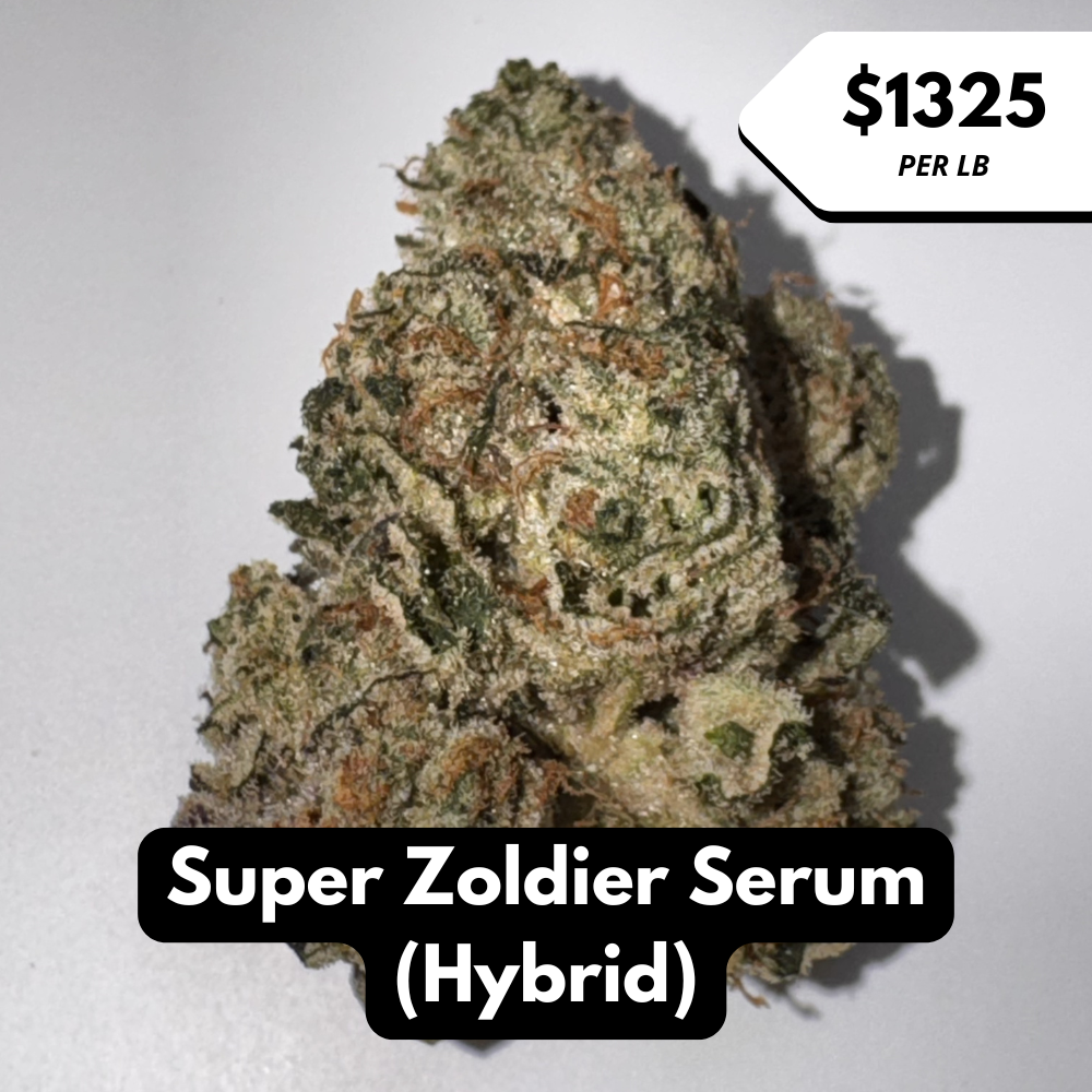 Natural THC-A Flower (Hybrid ~ Super Zoldier Serum)