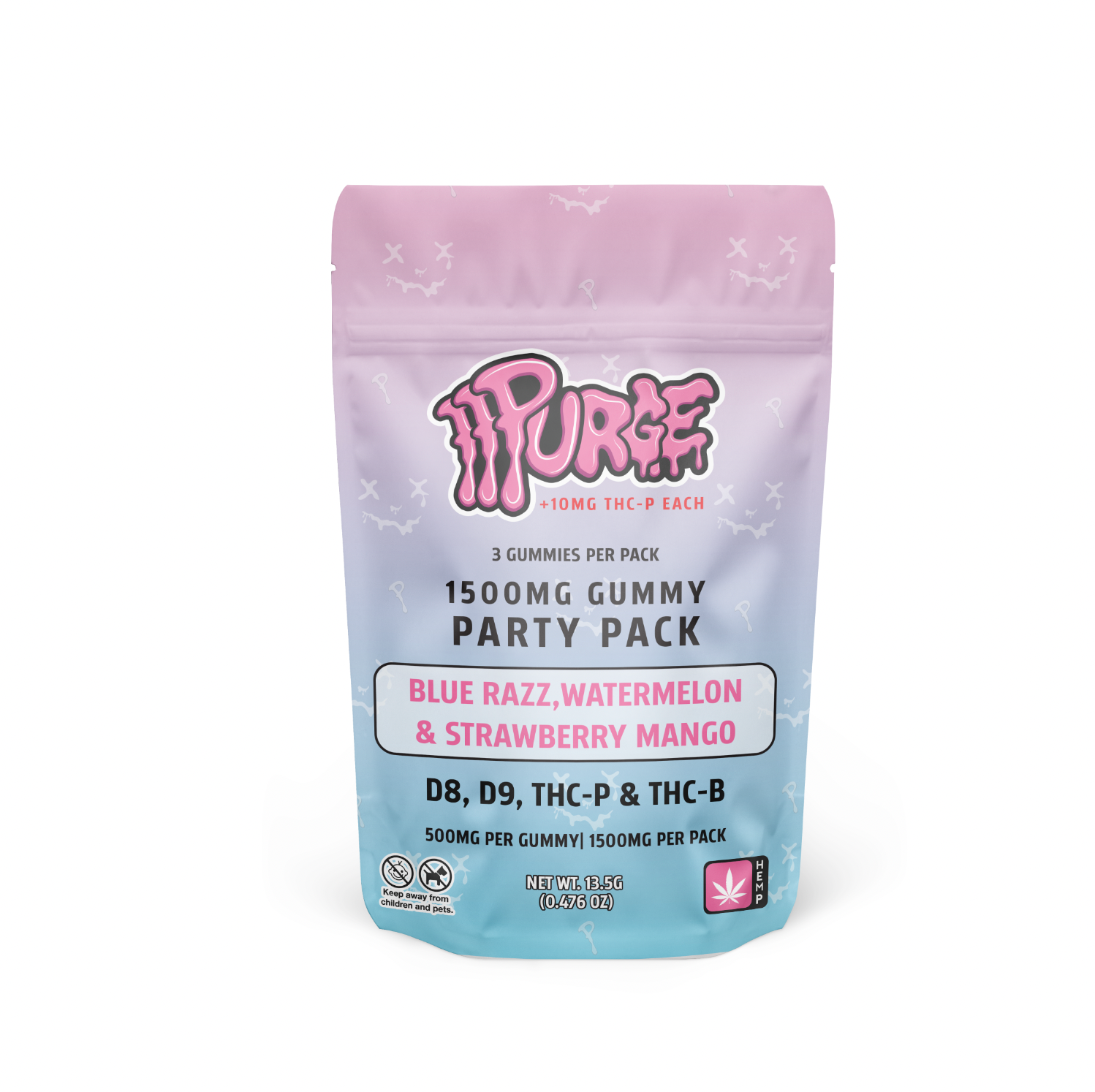 PURGE THC-P Gummies (1500mg)