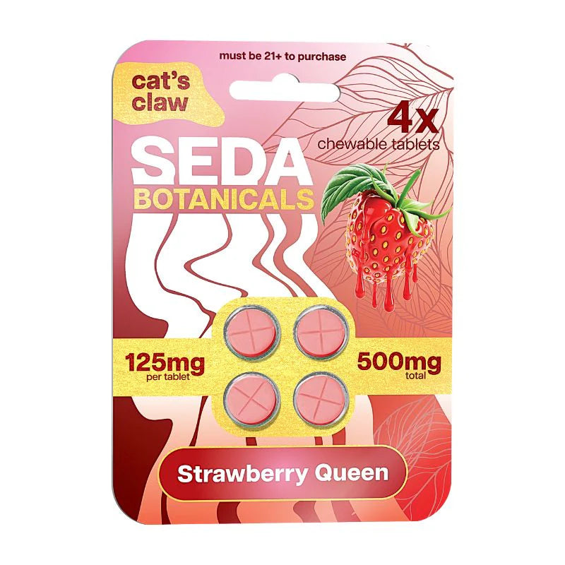 SEDA Botanicals Cat's Claw Tablets (500mg - 4 Count)