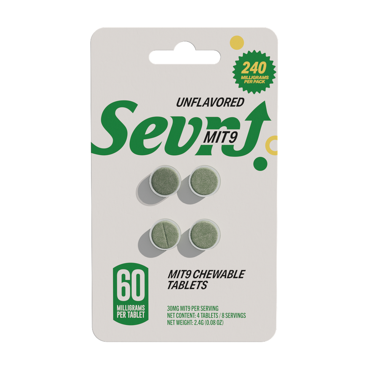 Sevn MIT-9 Tablets (240mg - 4 Count) - Unflavored