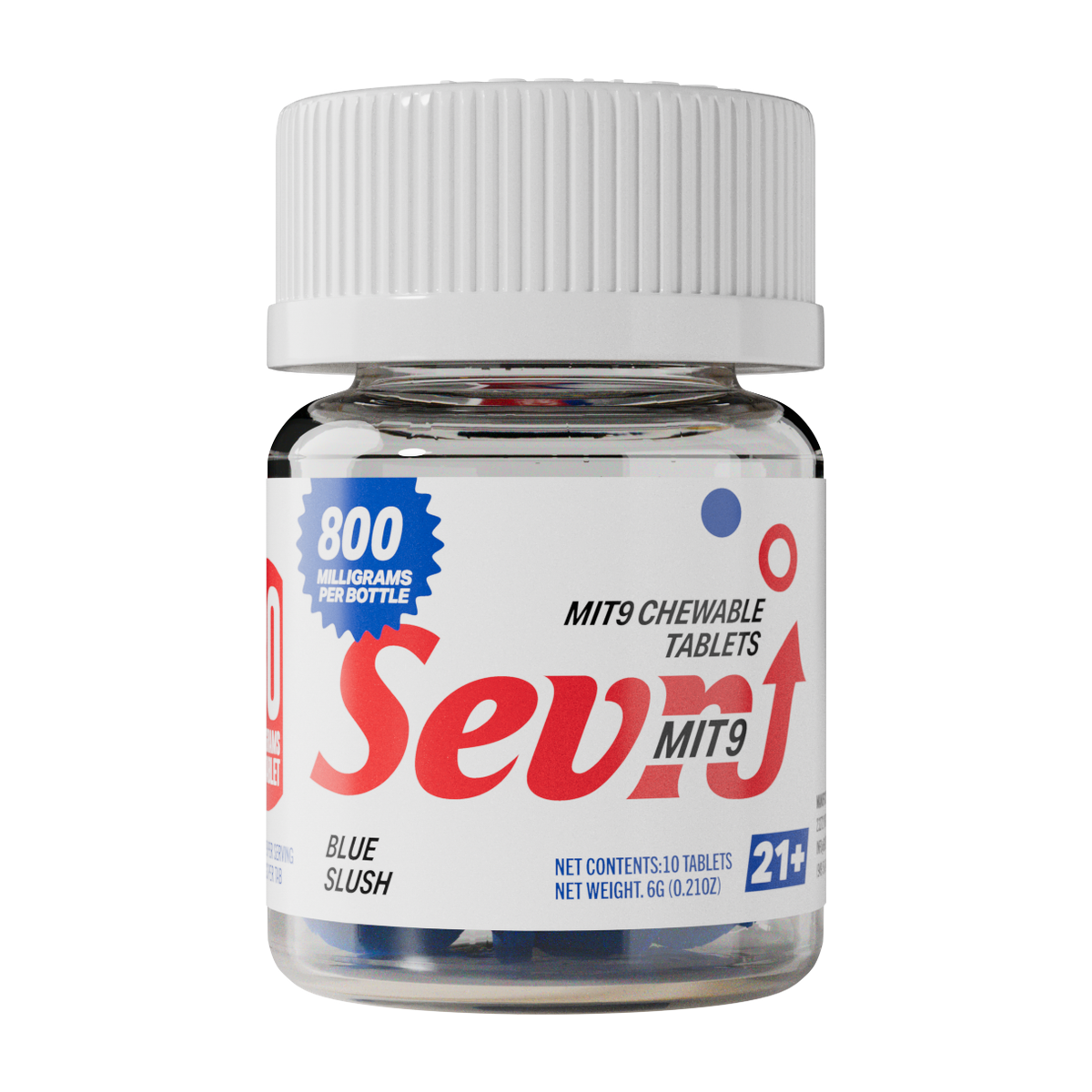 Sevn MIT-9 Tablets (800mg - 10 Count) - Blue Slush