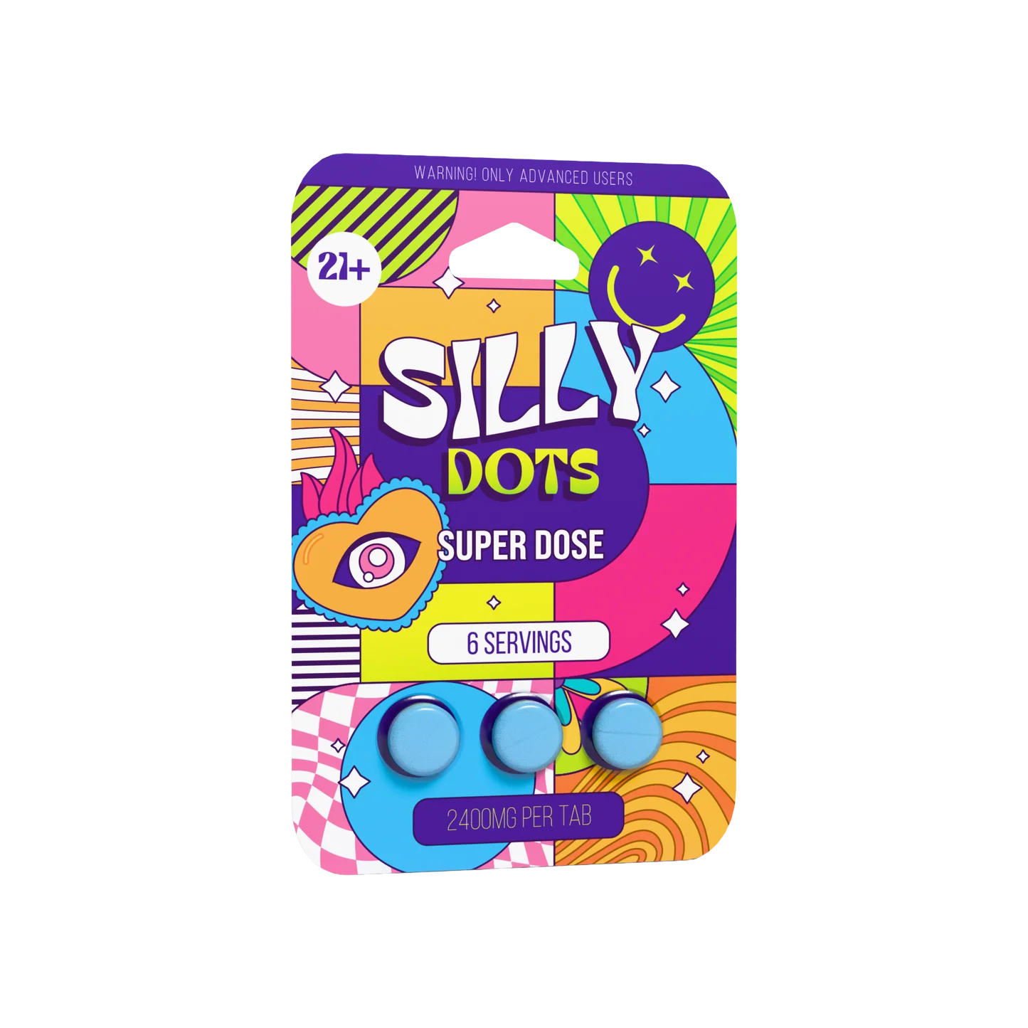 Purple Silly Dots Super Dose Tabs